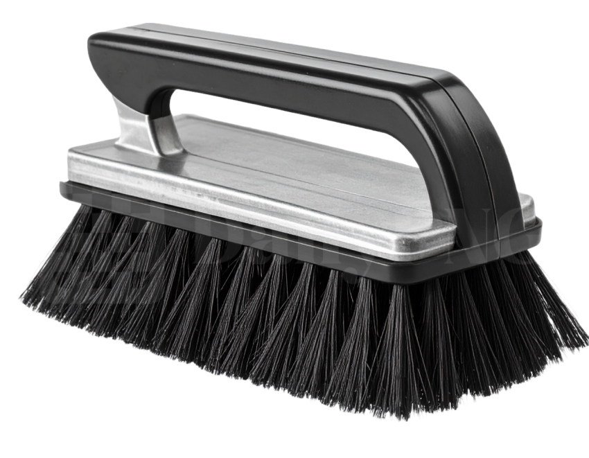 Black Scrub Brush PNG, Transparent