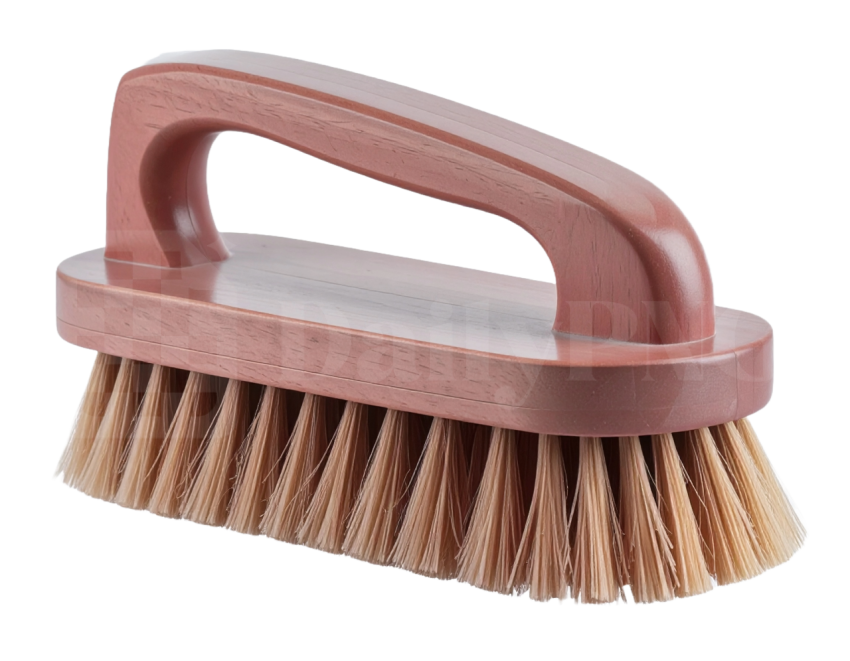 Wooden Scrub Brush PNG, Transparent