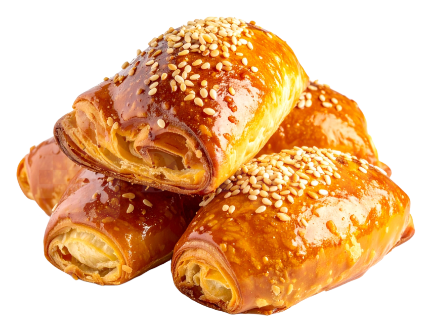 Sesame Rolls Pastry PNG