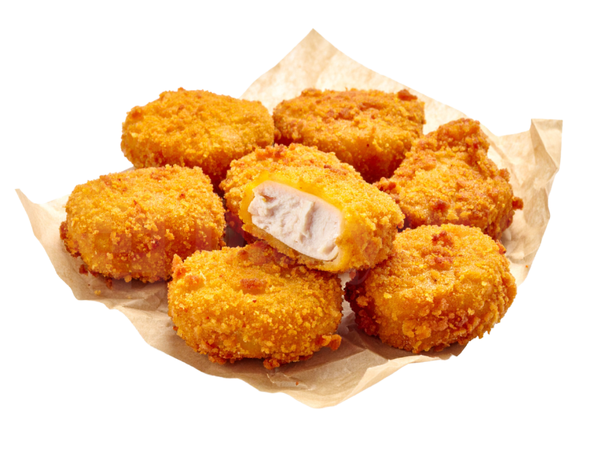 Crispy Chicken Nuggets Isolated PNG
