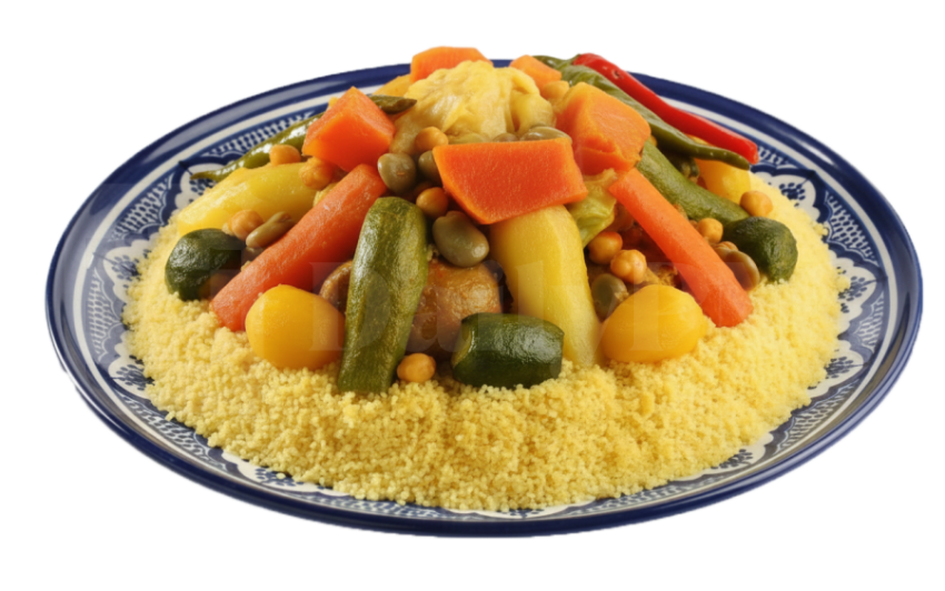 Moroccan Vegetable Couscous PNG Transparent
