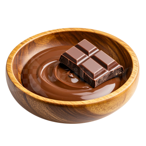 PNG Melted Chocolate and Bar Isolated