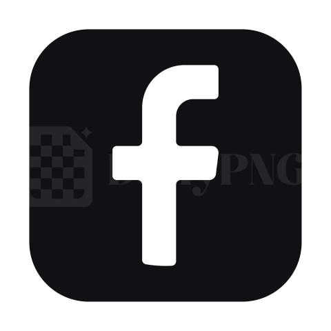 Download Facebook Logo PNG Border Radius HD