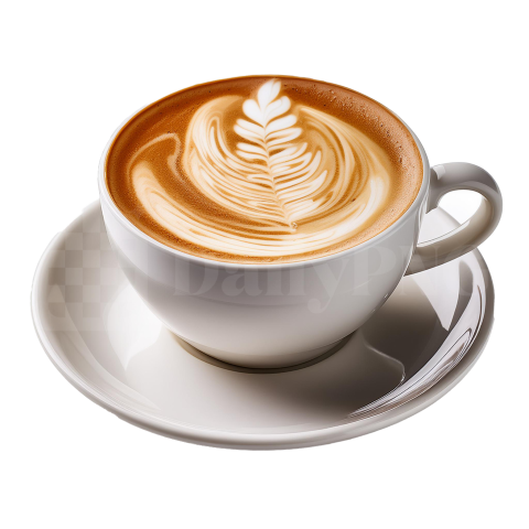 Latte Art PNG - Transparent
