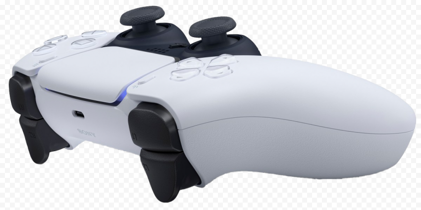 PS5 Controller Transparent white color