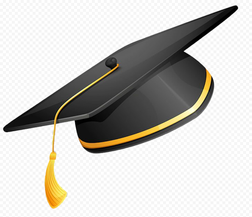 Academy Hat PNG Transparent Picture   graduation hat drawing
