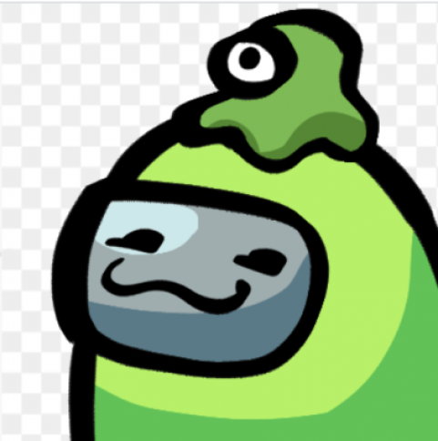 among us png green free download