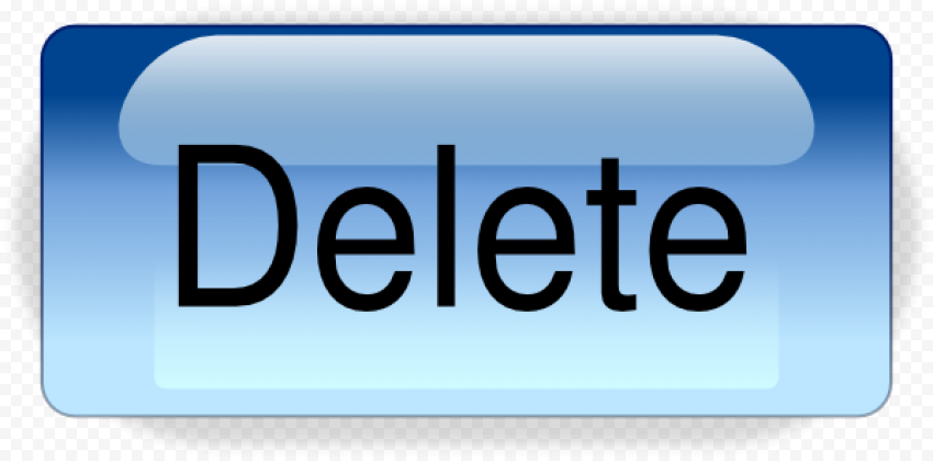Delete Button PNG File FREE DOWNLOAD 