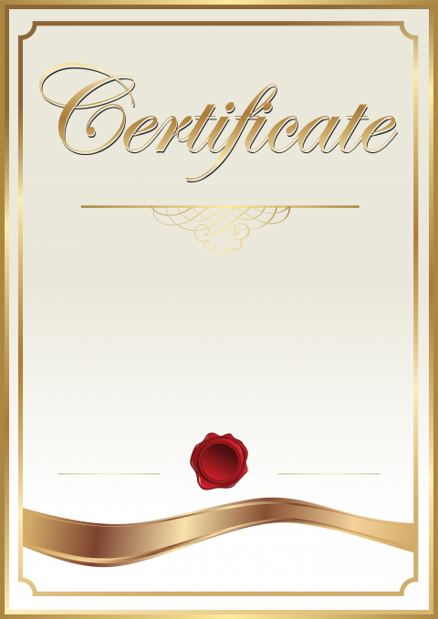Certificate PNG File png FREE DOWNLOAD