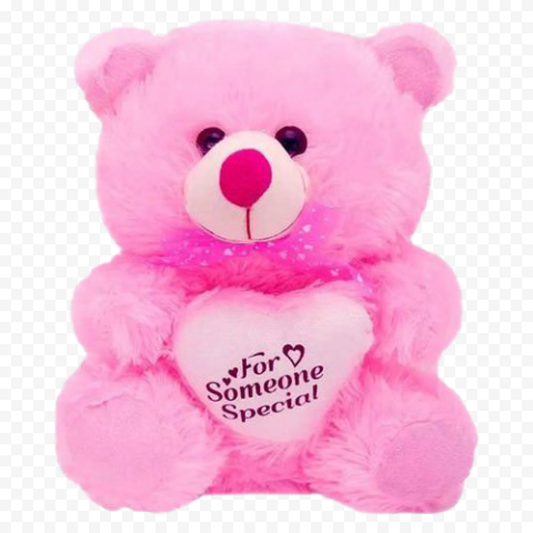 Pink Teddy Bear PNG Clipart