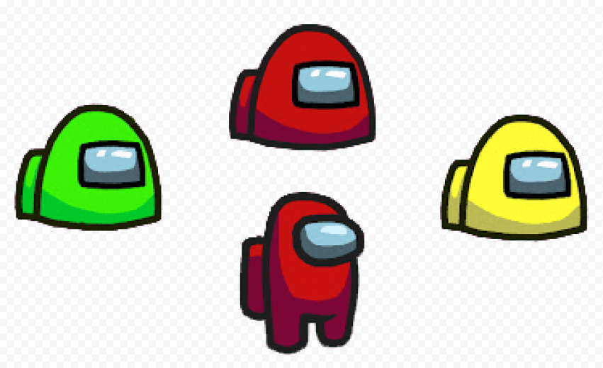 Red Astronauts from Among As