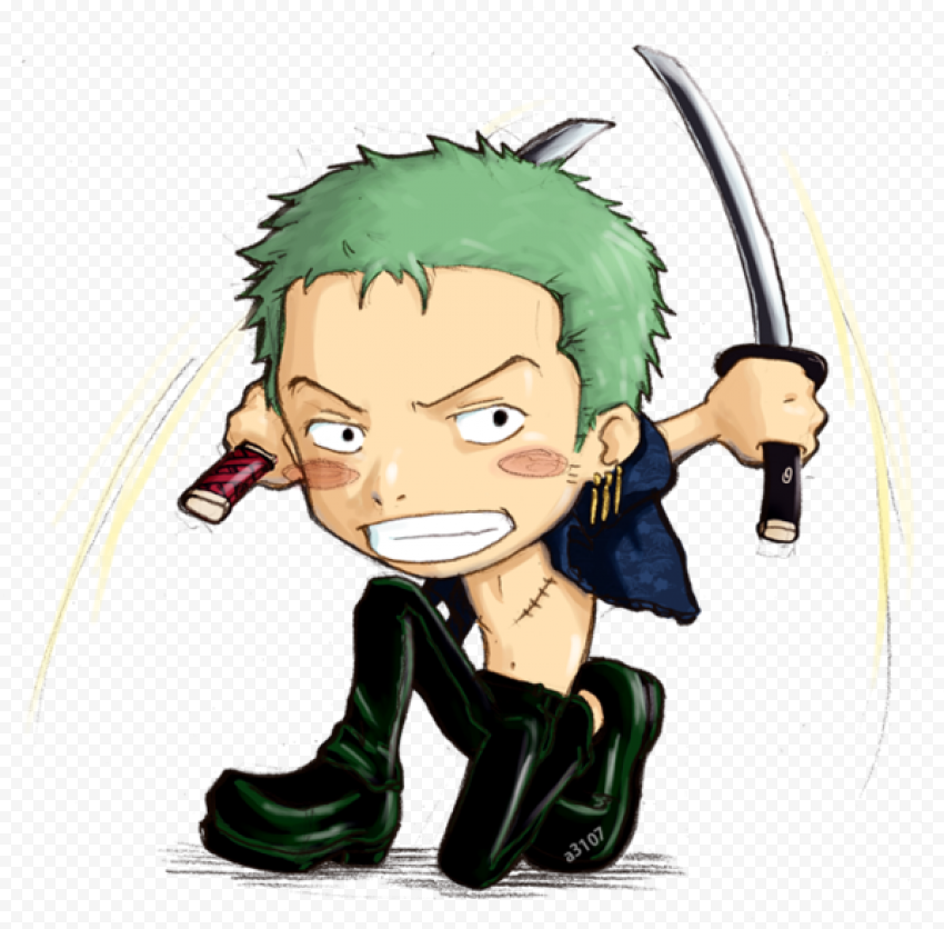 Character One Piece Chibi PNG Transparent Image