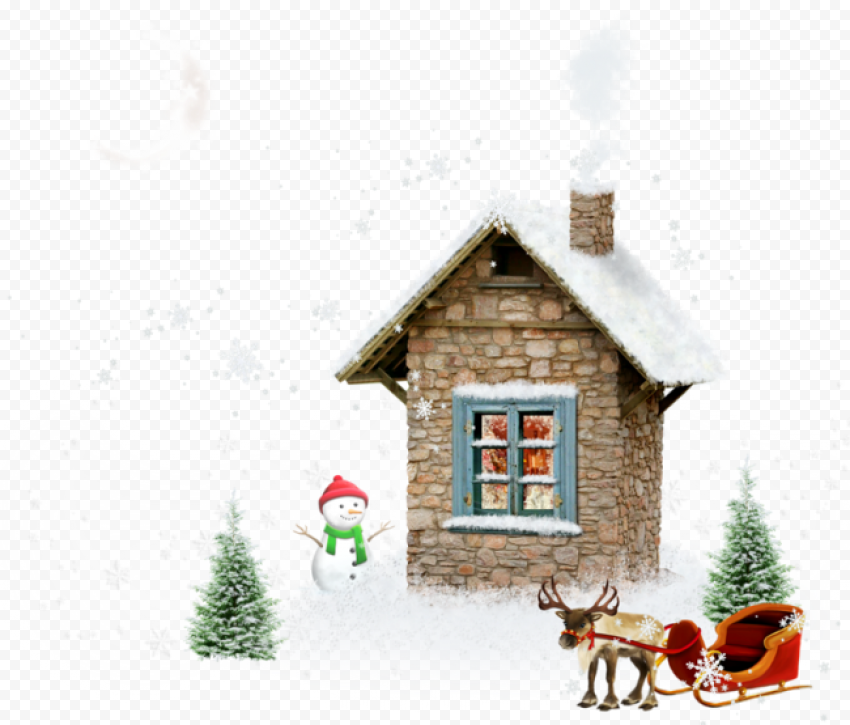home winter property for christmas