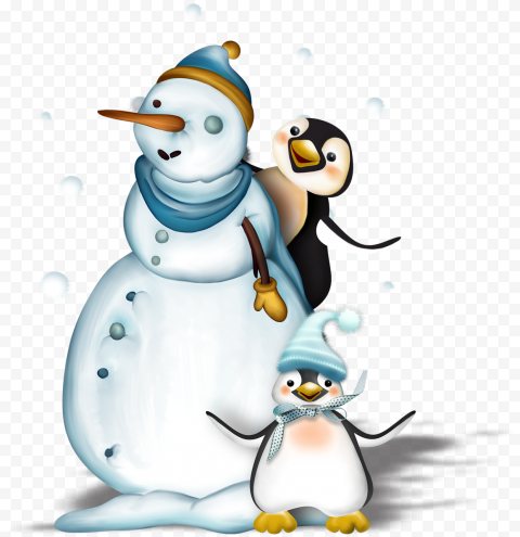 snowman flightless bird bird for christmas