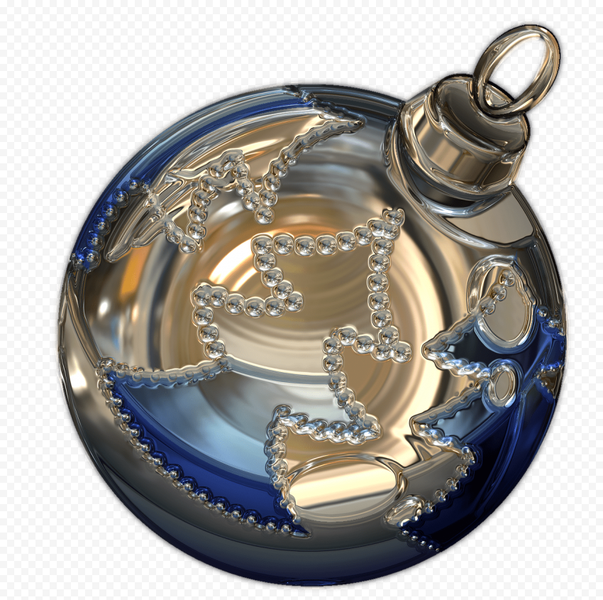 Christmas Bauble With Trees