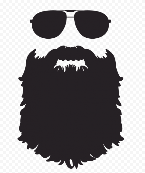 Beard Silhouette, Beard, people