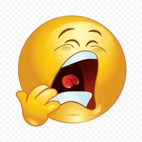 Sleepy Emoji PNG HD