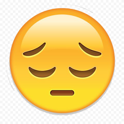 Sad Emoji PNG Transparent Image
