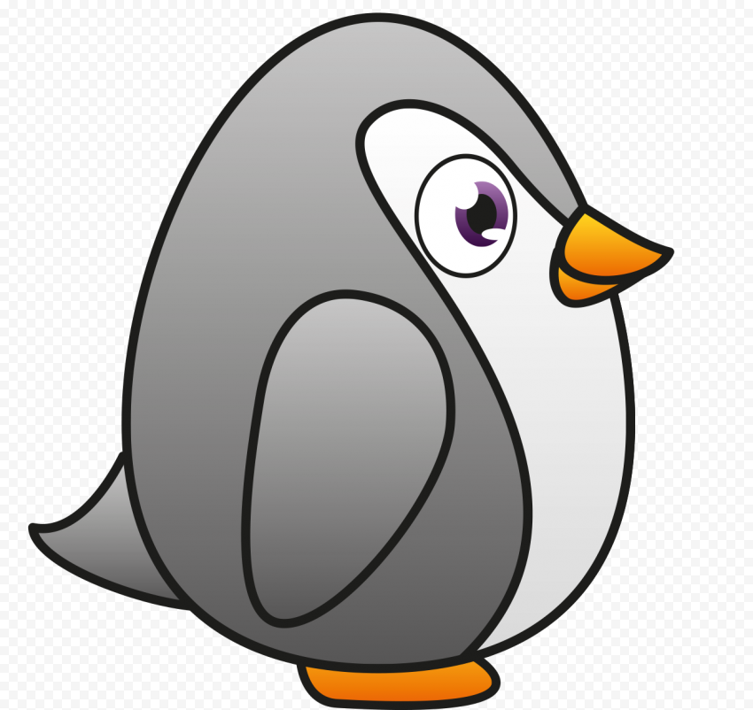 Cute Penguin PNG Image