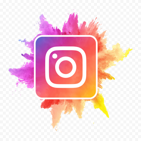 Png image Instagram Watercolor Powder Logo Icon 