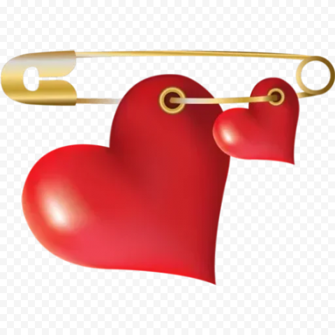 Two Hearts PNG Clipart