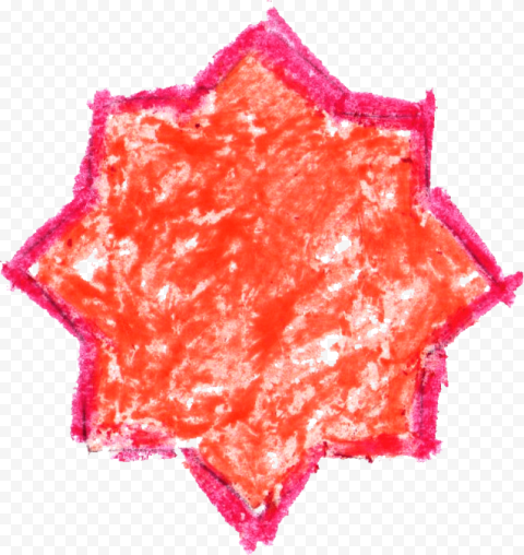 png crayon star drawing