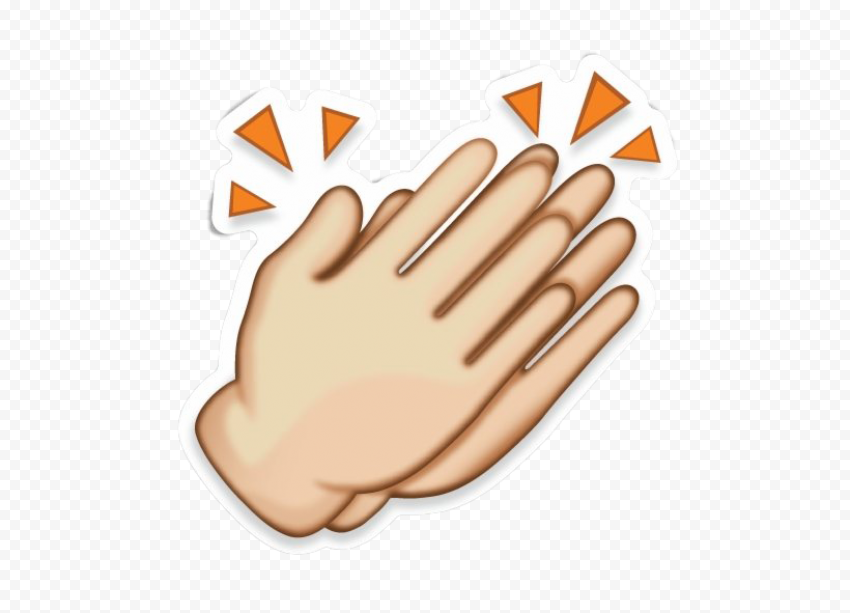 Clapping Hands Background PNG