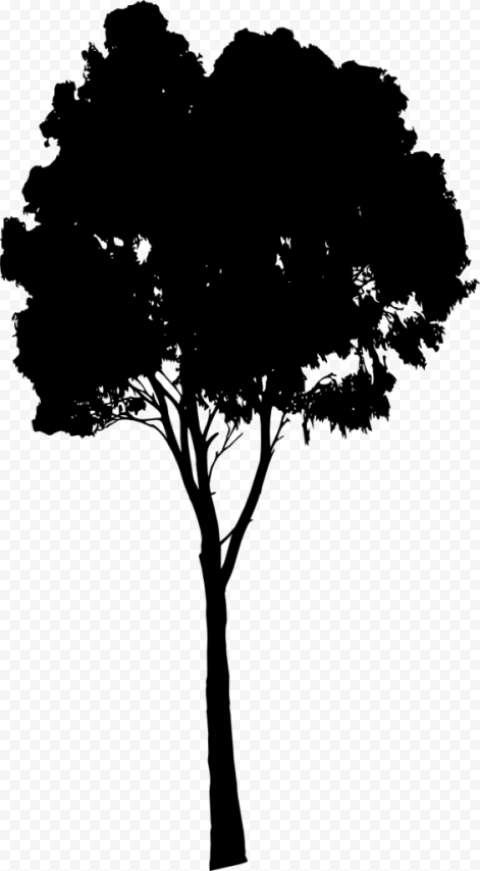simple tree silhouette png