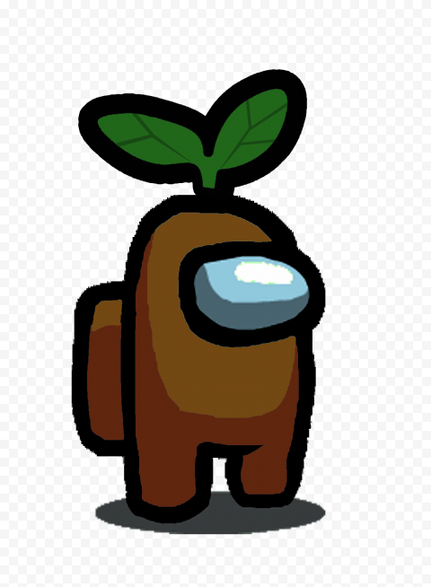 Download among us leaf hat png image