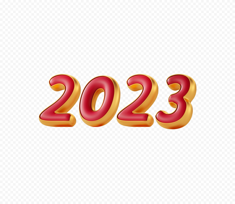 2023 Bicolor 3d Rendering PNG