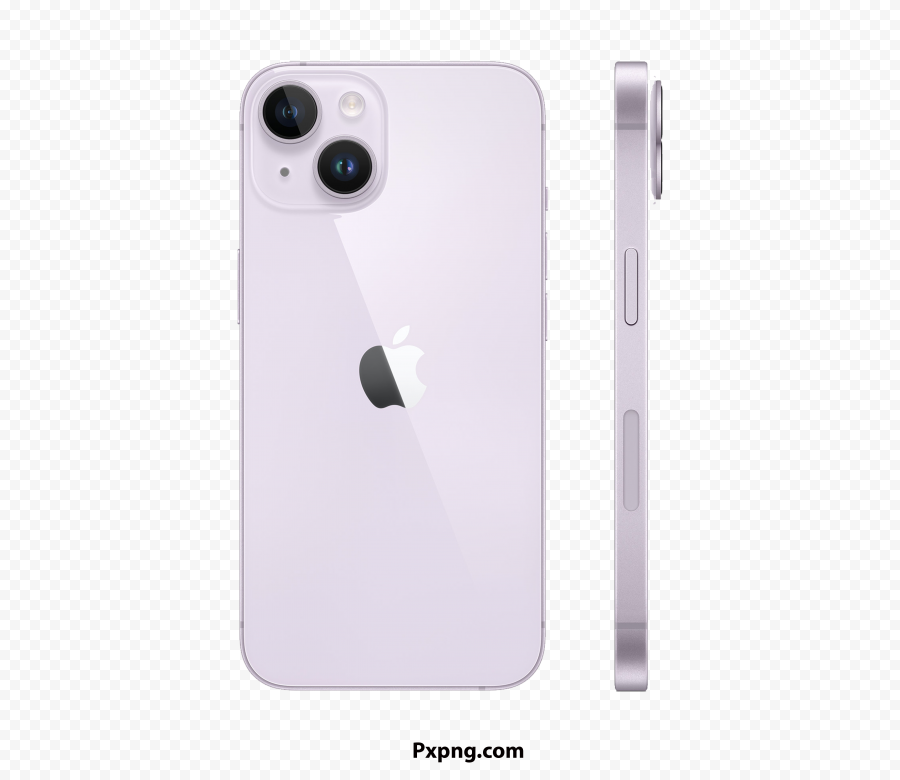 Download Image iPhone 14 Plus Purple Transparent background