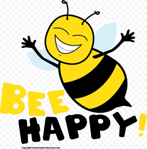 cute bee cartoon illustration