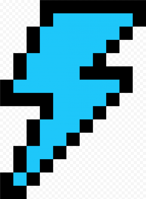 Lightning Pixel Art , Png Download   Lightning Pixel, Transparent Png