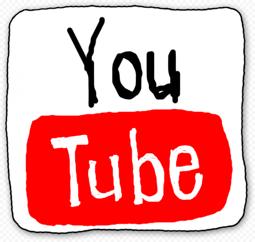 COMIC SANS YOUTUBE LOGO PNG