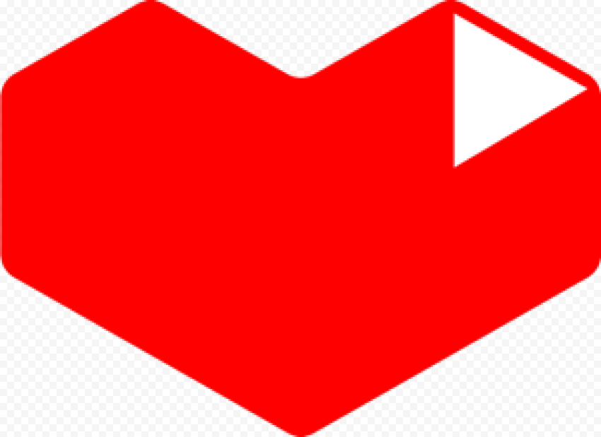 HEART YOUTUBE ICON LOGO VECTOR DOWNLOAD