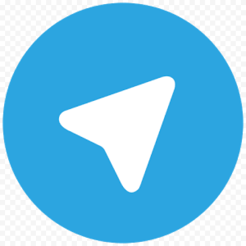 TELEGRAM LOGO CIRCLE BACKGROUND