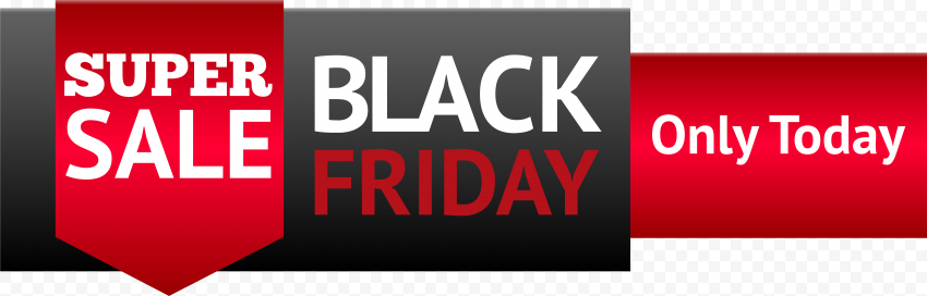 Black Friday Banner Png Free, Transparent Png