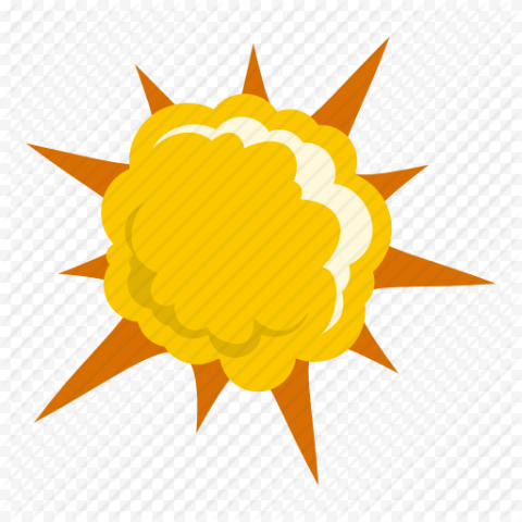 Burst Explosion PNG Transparent Image