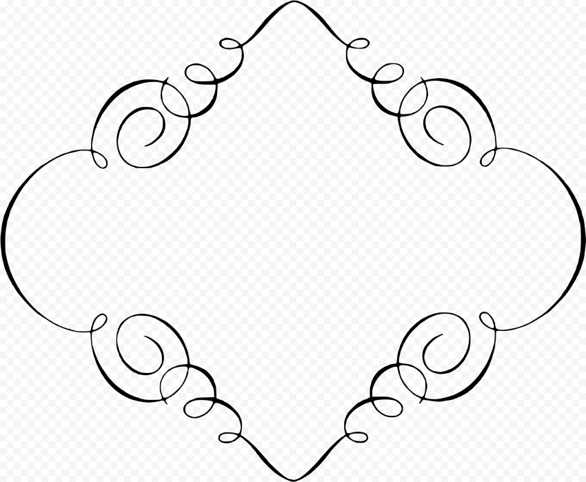 Decorative Text Box Frame PNG Image Transparent Background