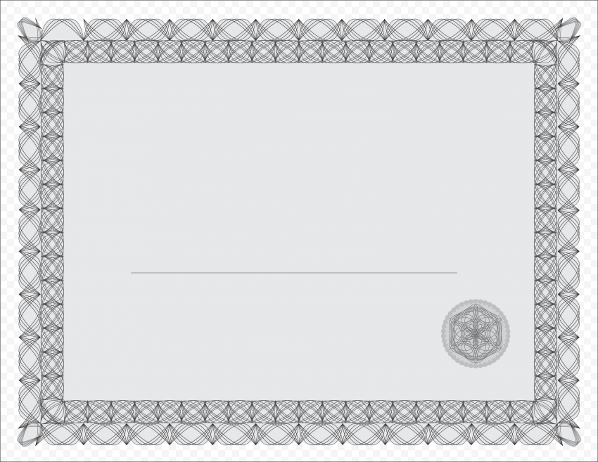Certificate Template Transparent