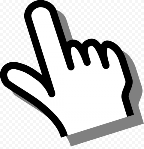 Cursor Hand PNG Clipart