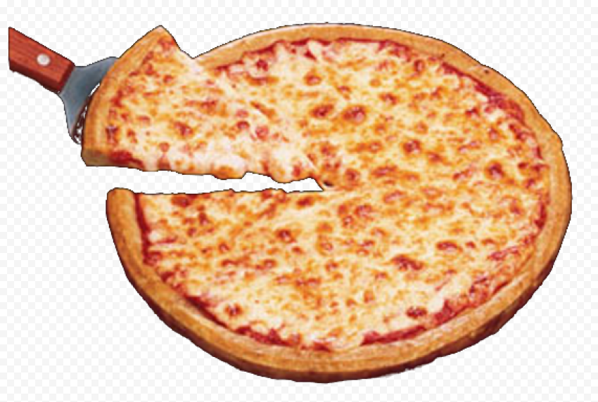 Cheese Pizza PNG Transparent Image