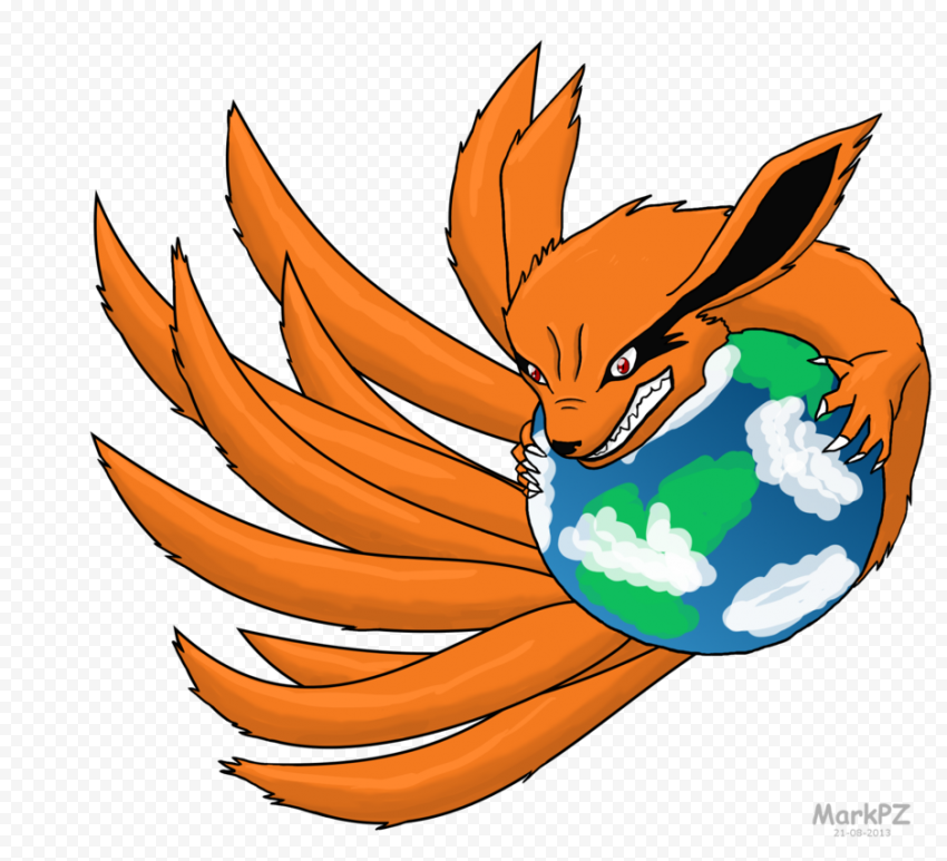Kurama Transparent Background