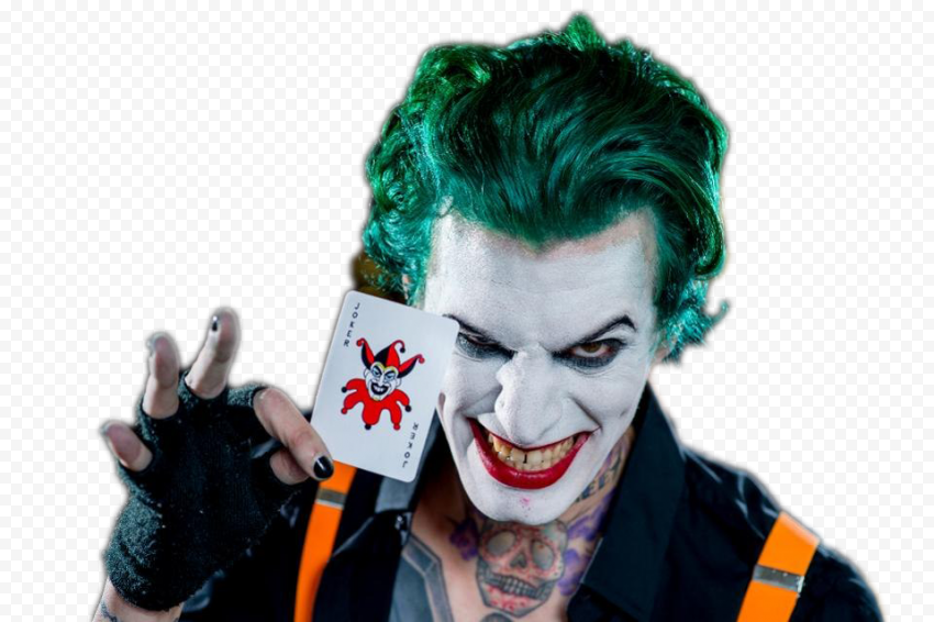 Face Joker Transparent Background