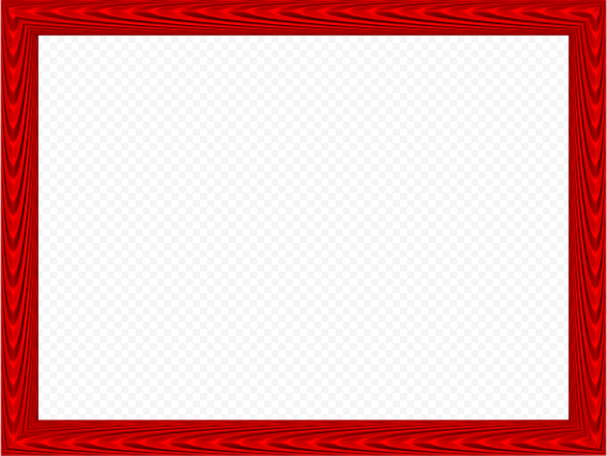Red Christmas Frame PNG Photo