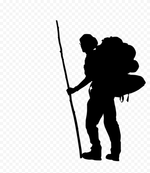 Adventure Hiking Vector PNG File