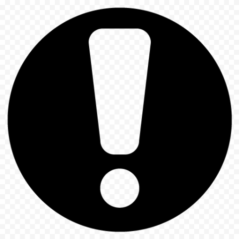 Warning Sign PNG Transparent Image