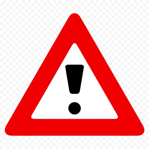 Warning PNG Transparent Image