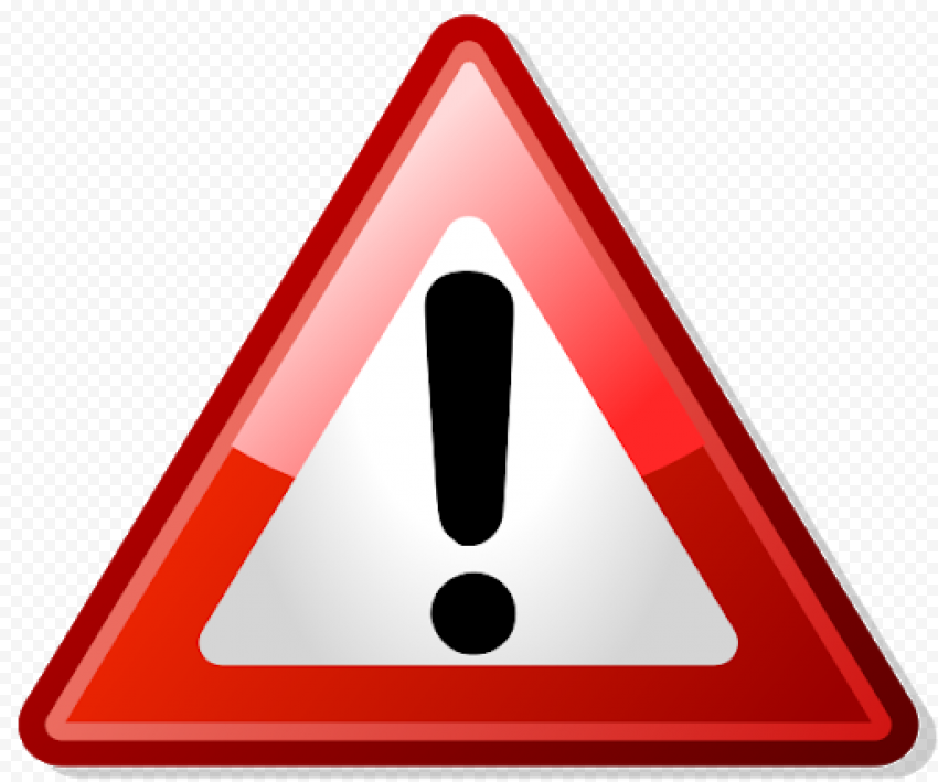 Warning Sign PNG Image