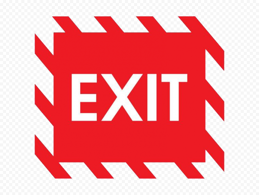 Exit PNG Background Image